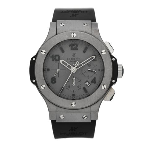 Hublot Tantalum Rubber 44mm Big Bang Automatic Watch Black 